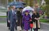 1308214 The Queen arrives at Jubilee Gardens